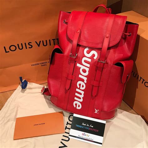 supreme x louis vuitton bag.